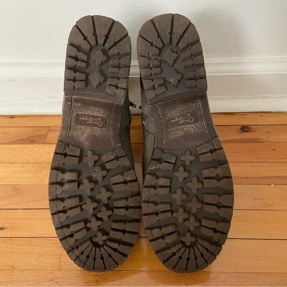 {Crown Vintage} Gray Platform Boots - Women’s size 8 - Picture 6 of 7